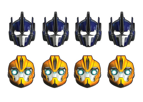 Transformers party masks