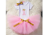 First Birthday "1" Two-Piece Tutu Set (click for more colors)