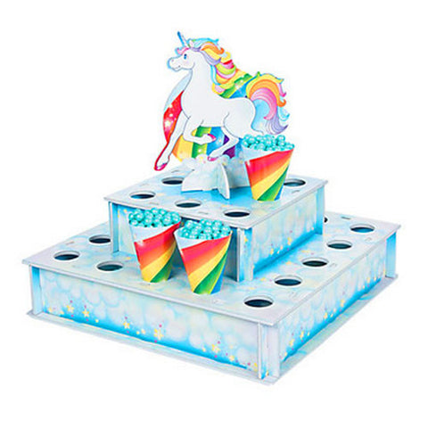 Rainbow Unicorn Party Treat Stand